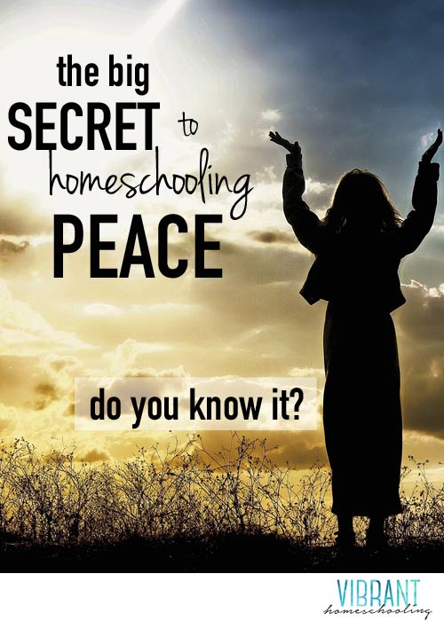 You've met homeschool moms like this. Moms who seem to have it all together. Although NO ONE has a perfect life or a perfect homeschool, these women know (and practice) this ONE SECRET. It's a homeschool secret that changes EVERYTHING. Do you know it? 