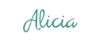 Alicia signature