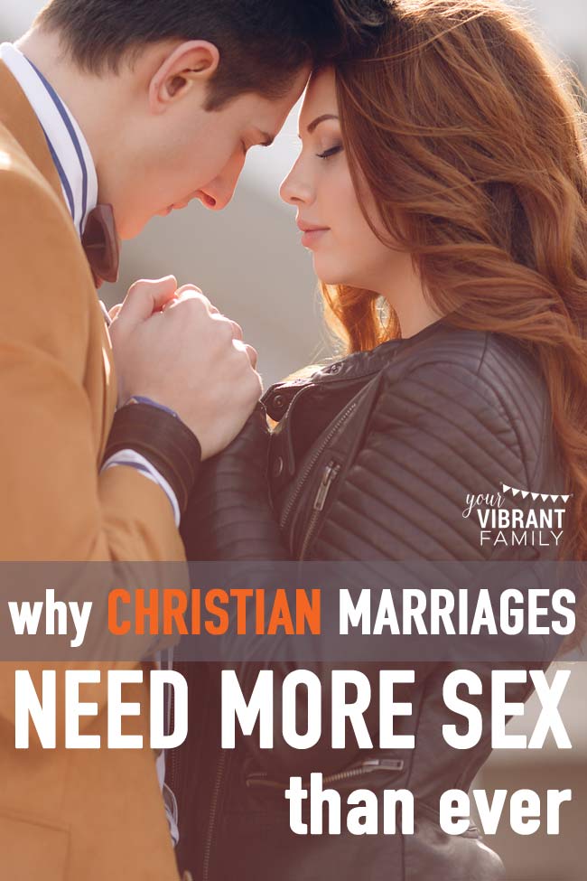 Why don't we have more sex? We have a thousand excuses. How do we get past the excuses and have the more intimate relationship we're really craving with our spouse? And how can having more sex make all the difference in our marriage?