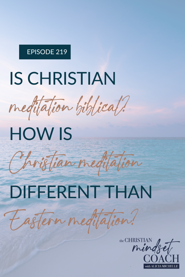 Curious about Christian meditation? Listen in to learn the differences between Eastern and Christian meditation and how to cultivate peace in your life with a guided Christian meditation resource. 