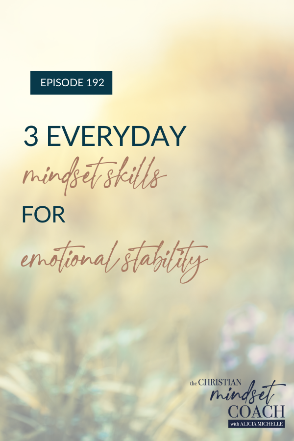 God wants us to handle our emotions well, which starts with managing our emotions. Listen in as we discuss how mind maintenance can bring you more peace and emotional stability.