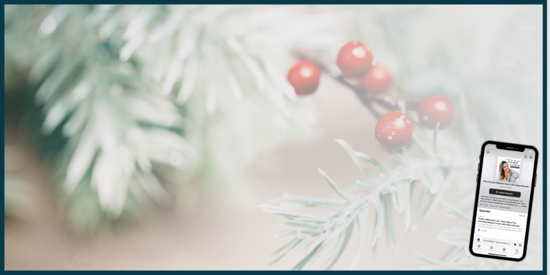 Does the stress of the Christmas season make you want to run and hide? Ruth Chou Simmons shares about how to break free from the holiday hustle and connect with God.
